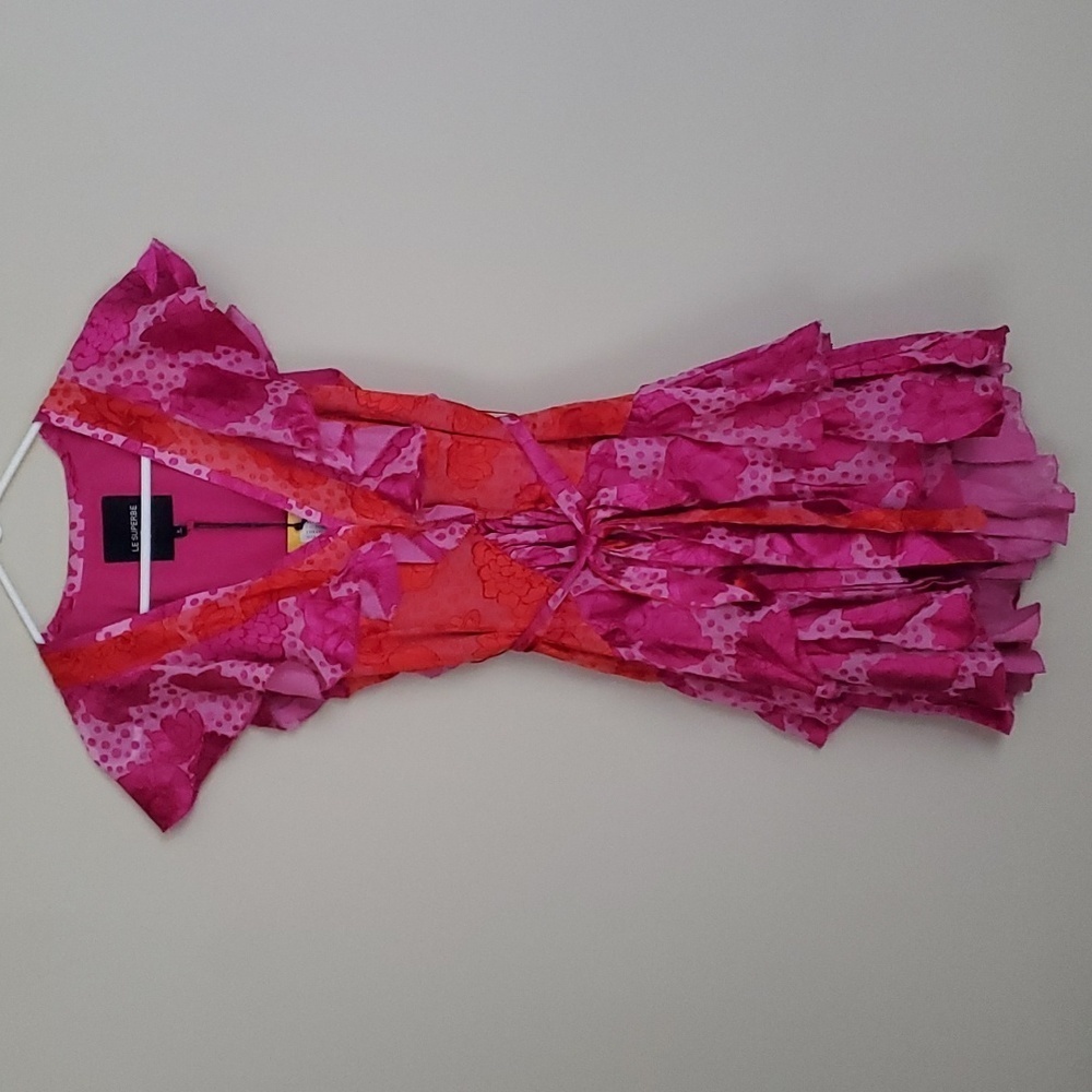 Le Superbe Aurora Flora Lil Flirt Ruffled Mini Dress - size 6 - NWT - Picture 7 of 16